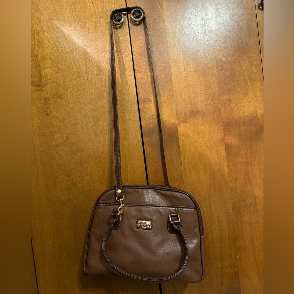 Rosetti Brown Hand Bag. Doubles as Shoulder Bag